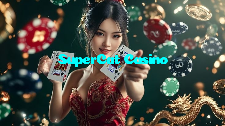 SuperCat Casino casino presented on mobile device in Pakistan with slots and live games