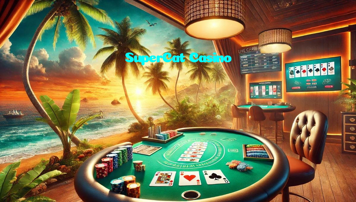 SuperCat Casino casino presented on mobile device in Pakistan with slots and live games